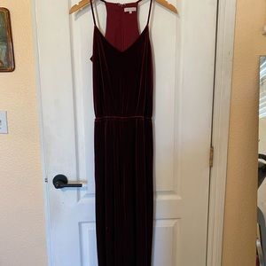 Velvet jumpsuit